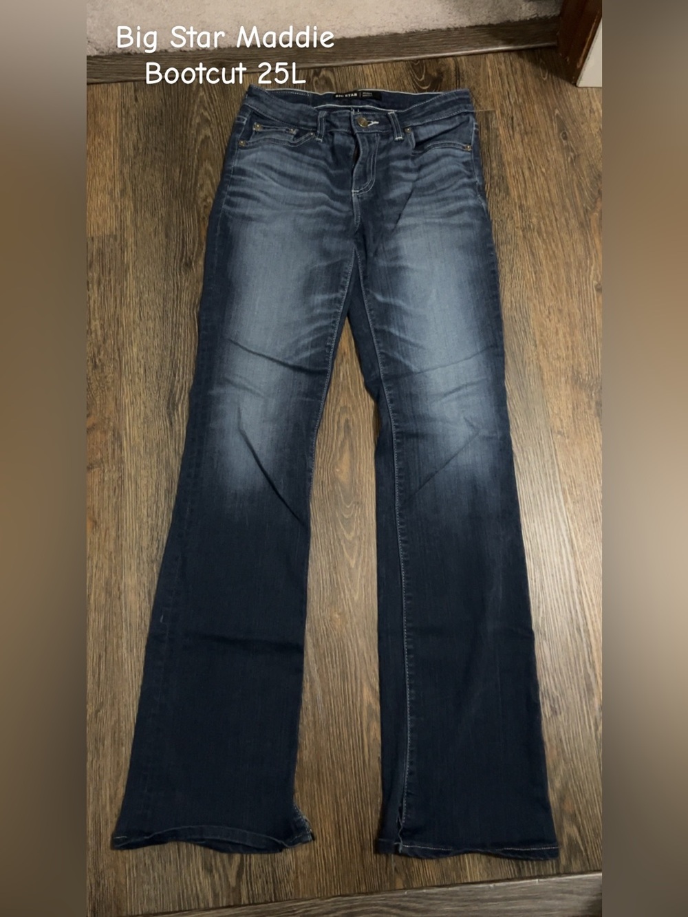 Big Star Maddie Bootcut Jeans - Dark Blue Wash